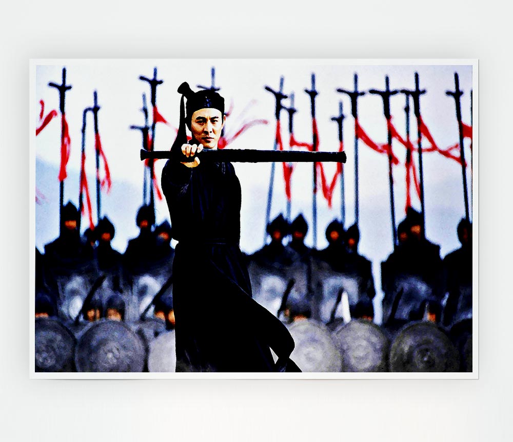 Jet Li Hero Print Poster Wall Art