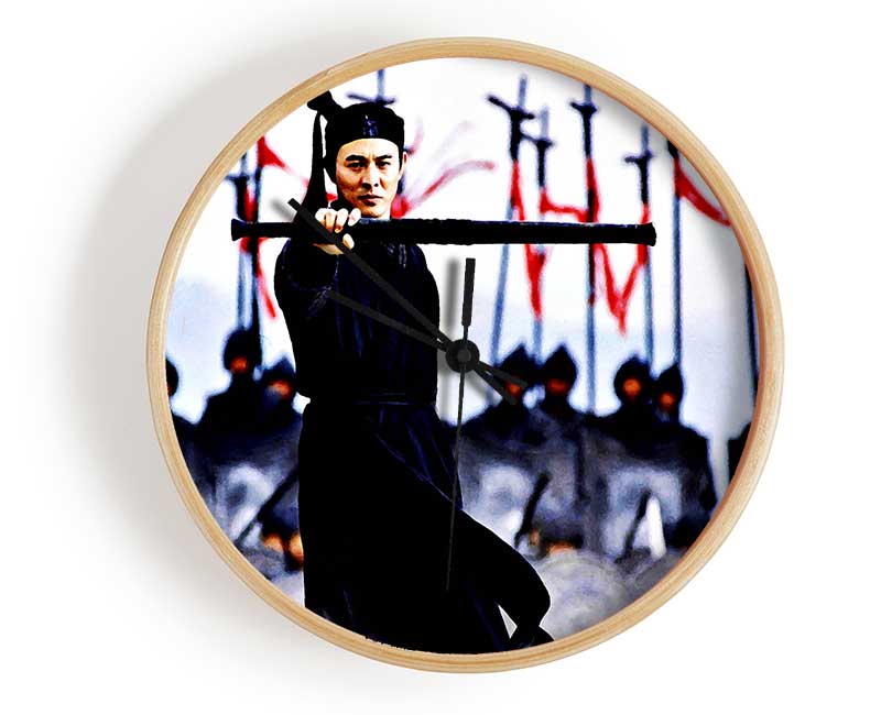 Jet Li Hero Clock - Wallart-Direct UK