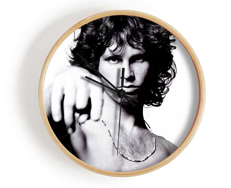 Jim Morrison Light My Fire Clock - Wallart-Direct UK