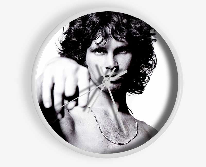 Jim Morrison Light My Fire Clock - Wallart-Direct UK