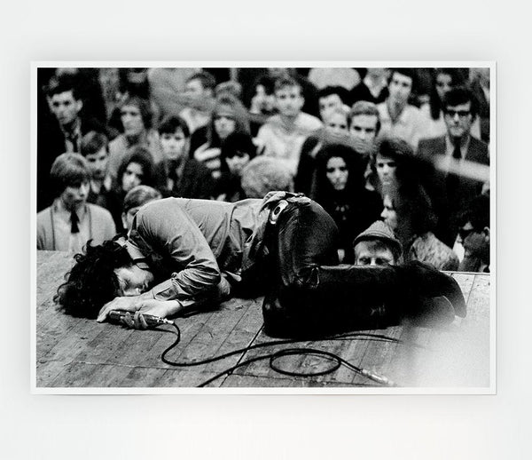 Jim Morrison Stage Print Poster Wall Art