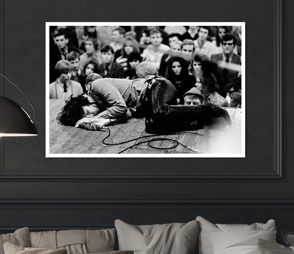 Jim Morrison Stage Print Poster Wall Art