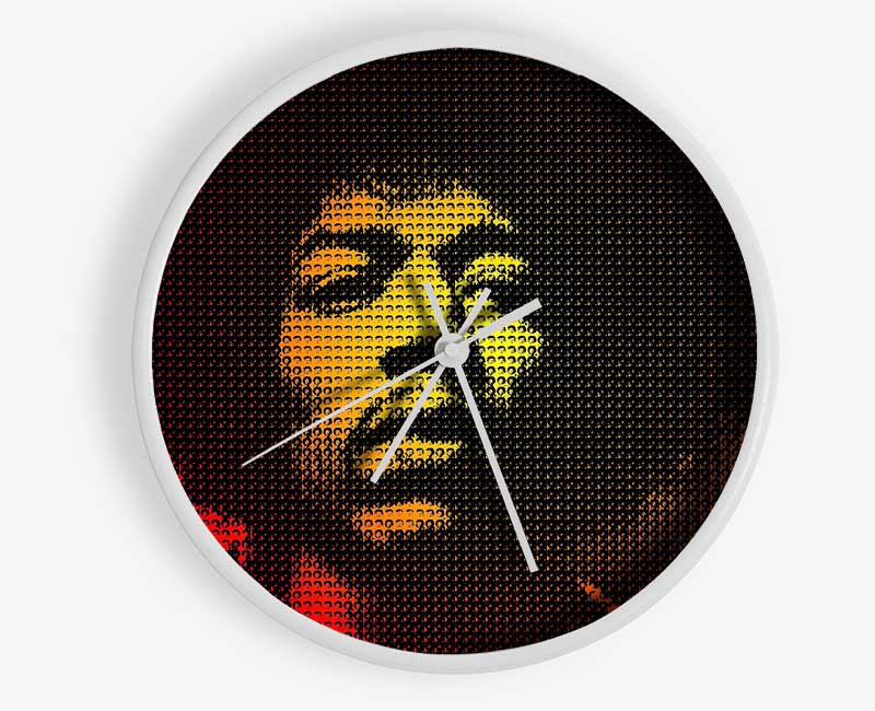 Jimi Hendrix Face Clock - Wallart-Direct UK