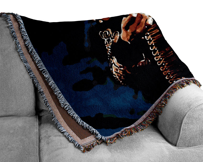 Jimi Hendrix Energy Field Woven Blanket