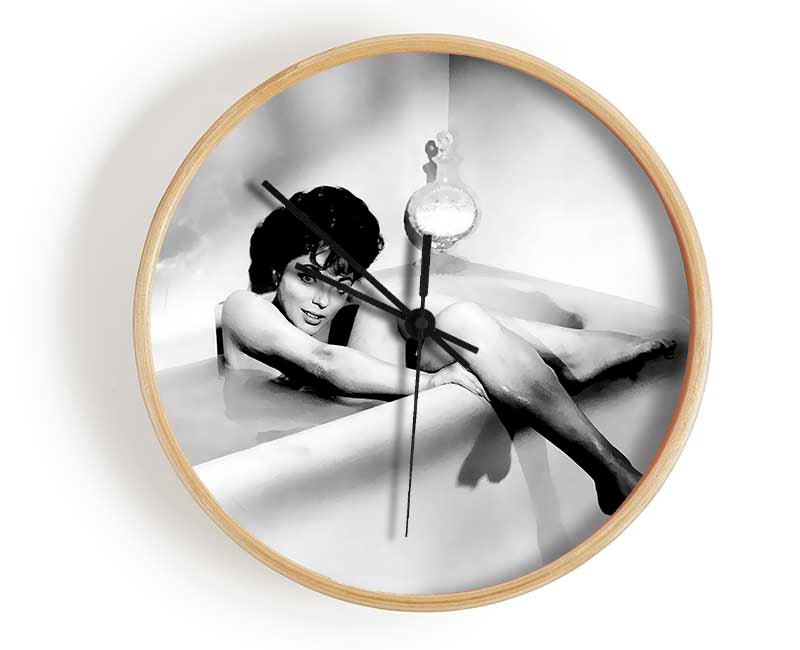 Joan Collins In The Tube Clock - Wallart-Direct UK