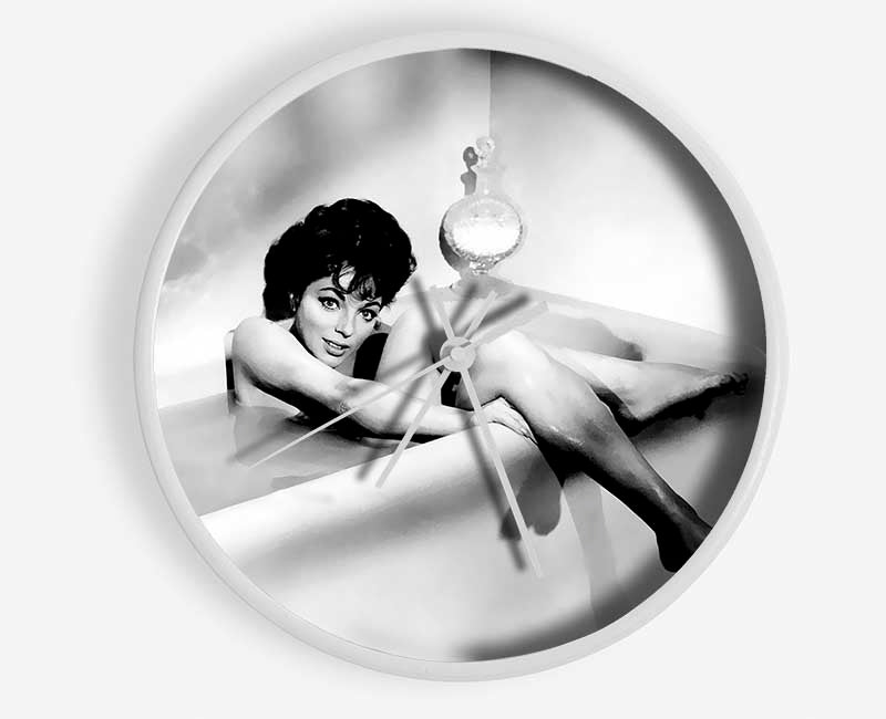 Joan Collins In The Tube Clock - Wallart-Direct UK