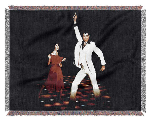 John Travolta Saturday Night Fever Woven Blanket