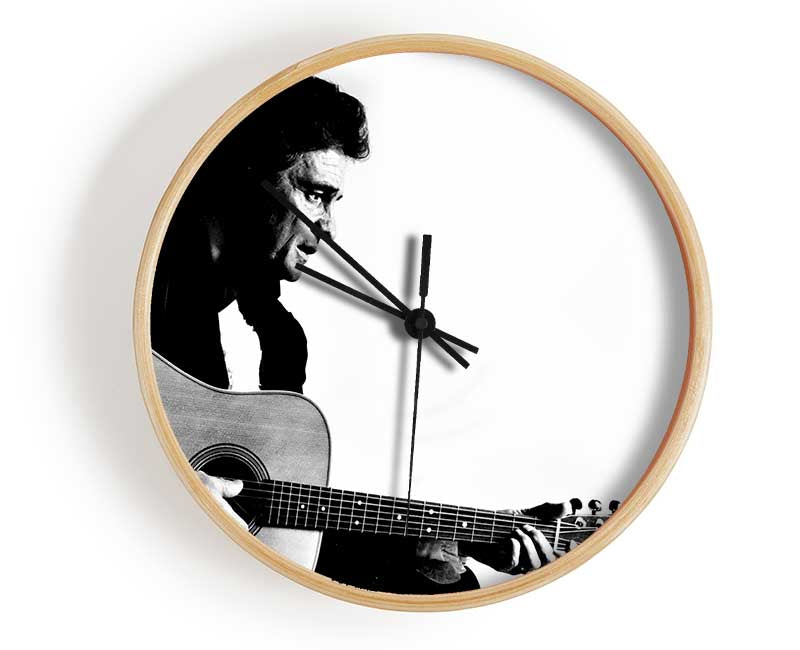 Johnny Cash Guitar Man Clock - Wallart-Direct UK