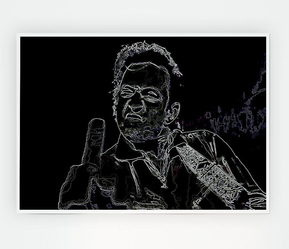 Johnny Cash Print Poster Wall Art