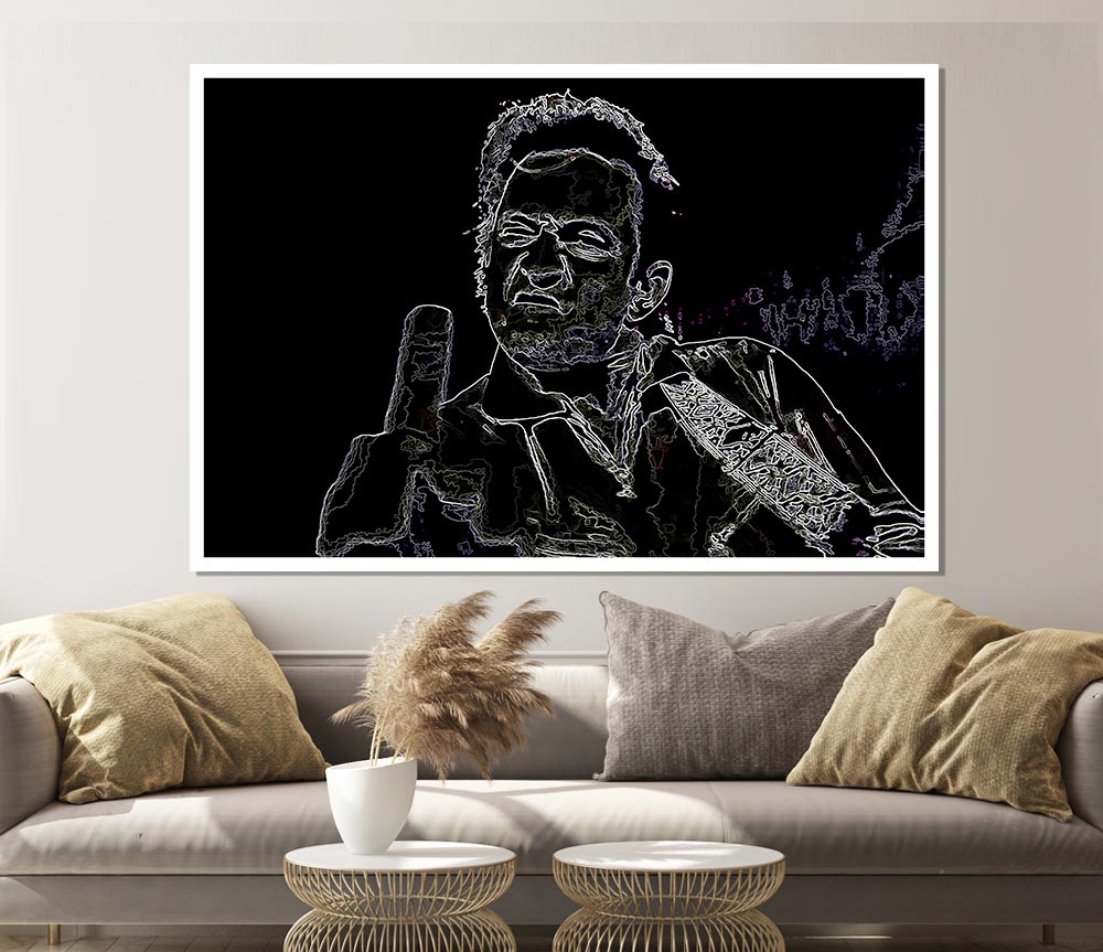 Johnny Cash Print Poster Wall Art