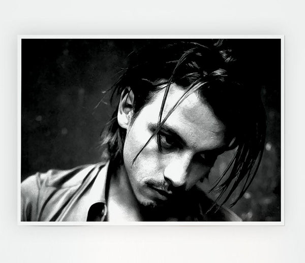 Johnny Depp Sexy Print Poster Wall Art