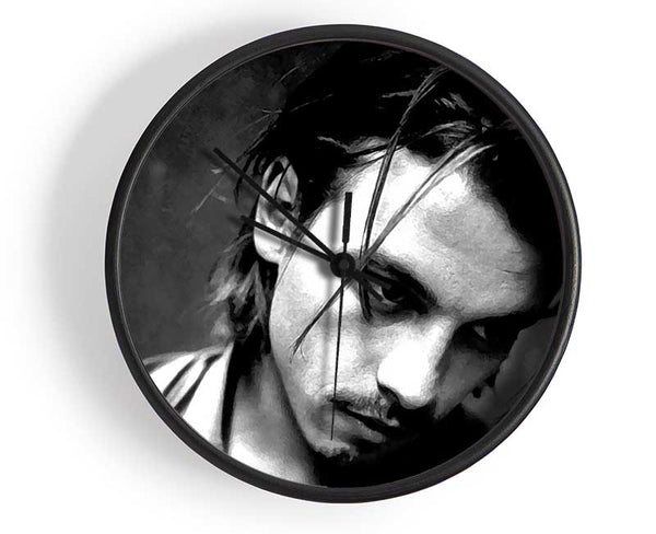 Johnny Depp Sexy Clock - Wallart-Direct UK