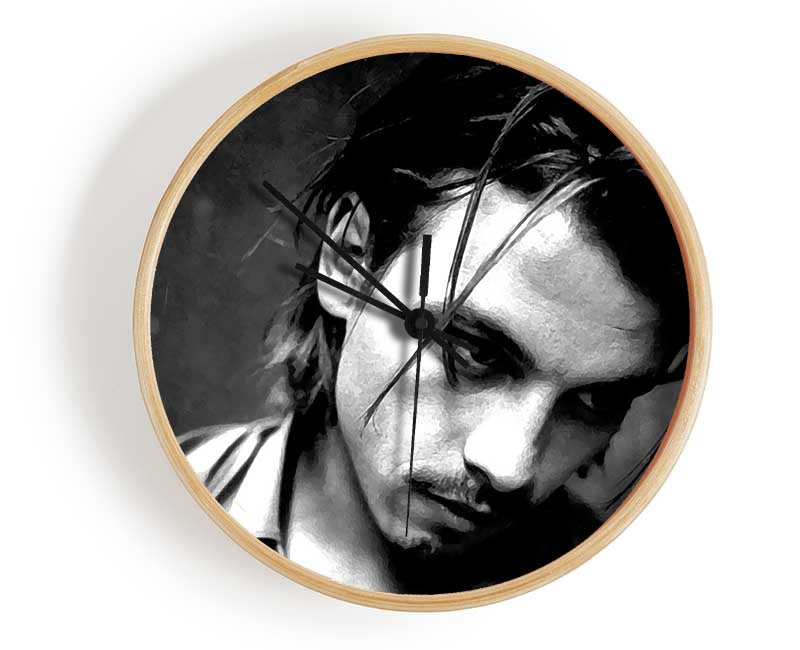 Johnny Depp Sexy Clock - Wallart-Direct UK