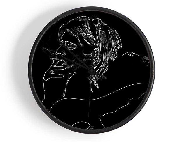 Kurt Cobain Exhale Clock - Wallart-Direct UK