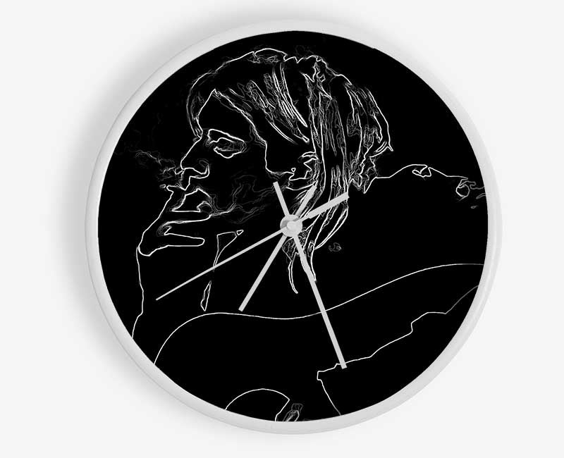 Kurt Cobain Exhale Clock - Wallart-Direct UK