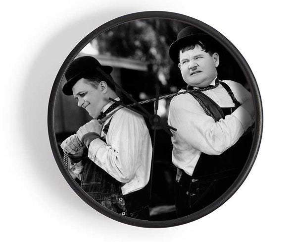 Laurel And Hardy Heave Clock - Wallart-Direct UK