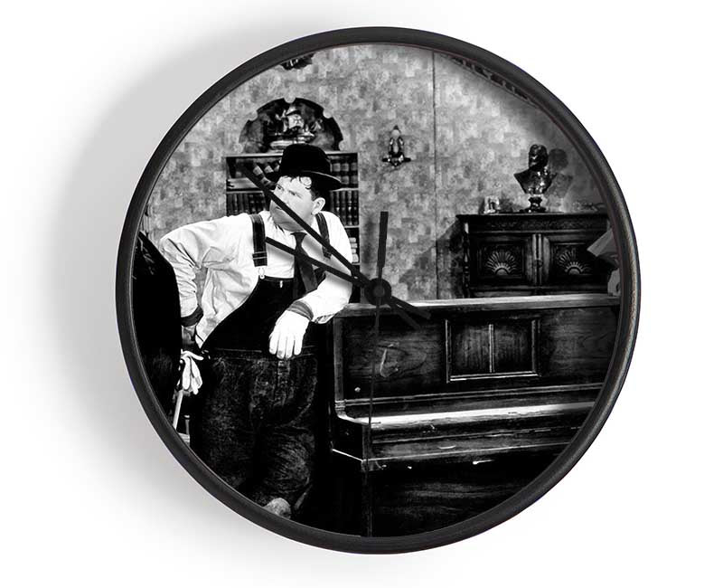 Laurel And Hardy Piano Break Clock - Wallart-Direct UK