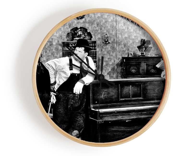 Laurel And Hardy Piano Break Clock - Wallart-Direct UK