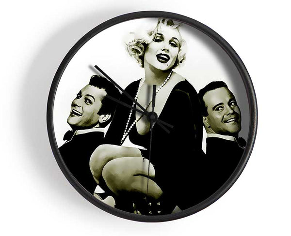 Marilyn Monroe And The Boys Clock - Wallart-Direct UK