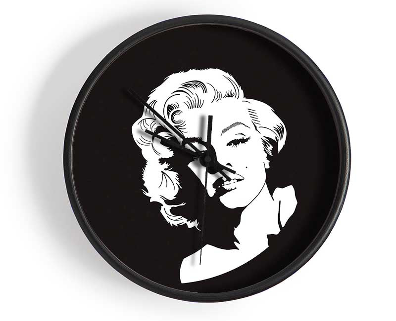 Marilyn Monroe Biography Clock - Wallart-Direct UK