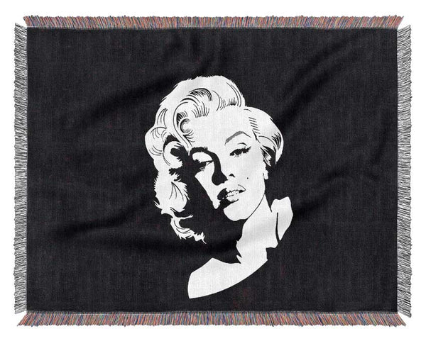 Marilyn Monroe Biography Woven Blanket