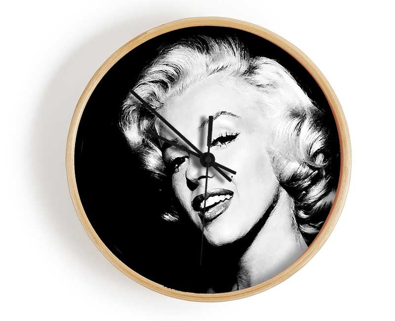 Marilyn Monroe Bus Stop Clock - Wallart-Direct UK