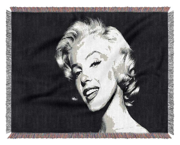 Marilyn Monroe Bus Stop Woven Blanket