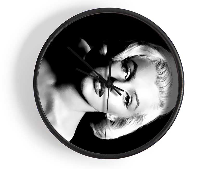 Marilyn Monroe Classic B n W Clock - Wallart-Direct UK