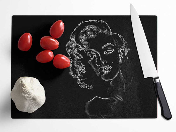 Marilyn Glass Chopping Board