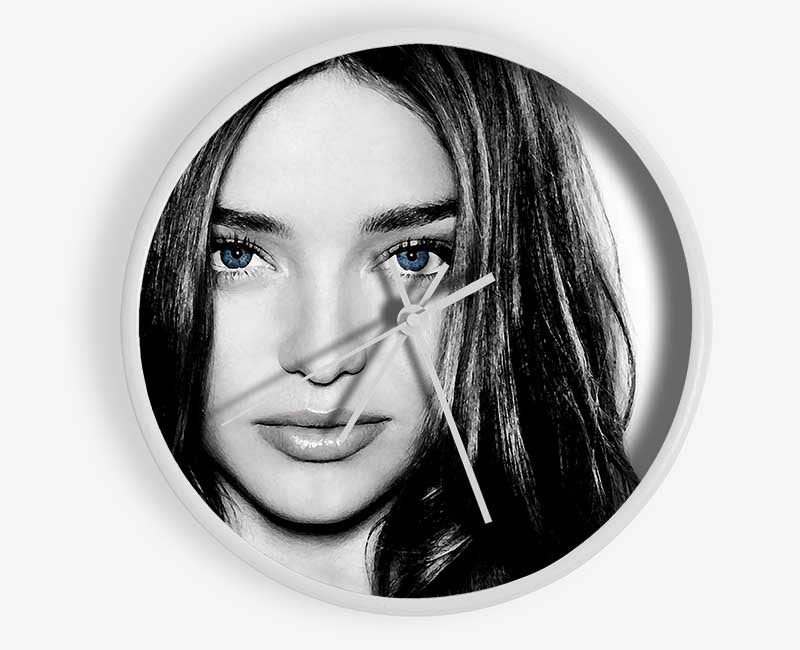 Miranda Kirr Face B n W Clock - Wallart-Direct UK