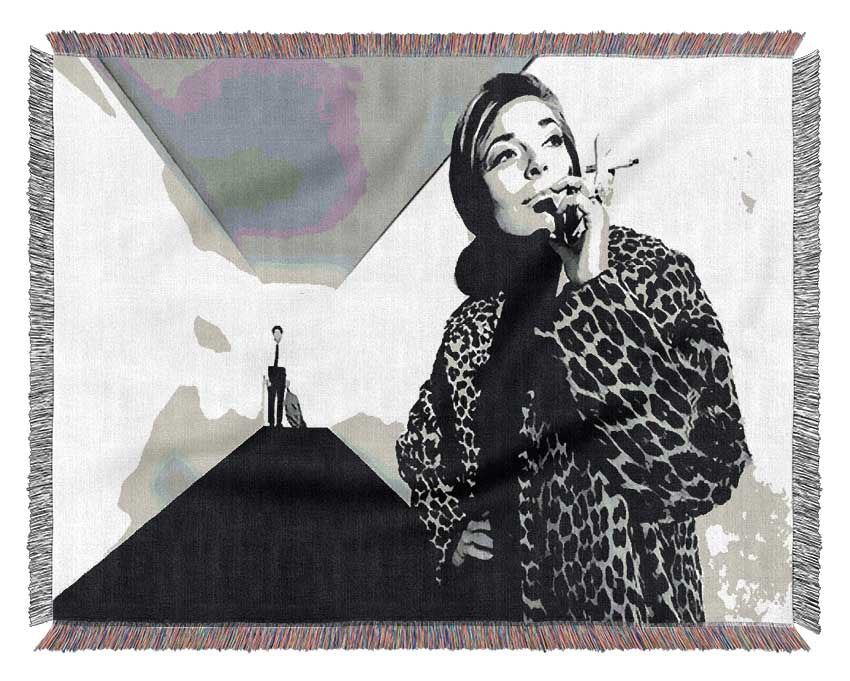 Mrs Robinson The Graduate Woven Blanket