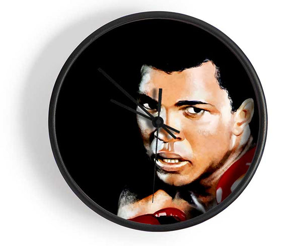 Muhammad Ali Boxing Gloves Clock - Wallart-Direct UK