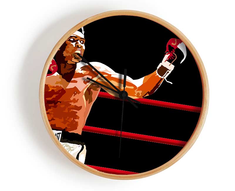 Muhammad Ali In The Ring Clock - Wallart-Direct UK