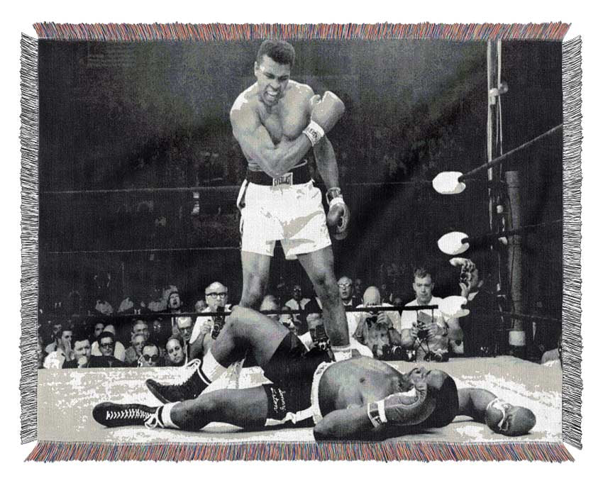 Muhammad Ali Knockout Woven Blanket