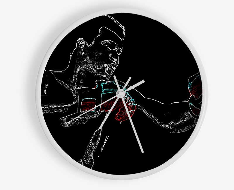 Muhammad Ali Clock - Wallart-Direct UK