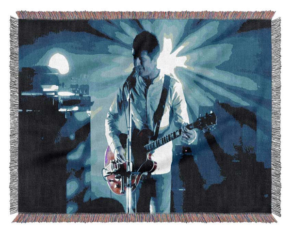 Noel Gallagher Blue Light Woven Blanket