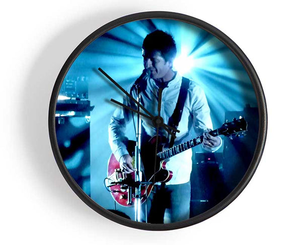 Noel Gallagher Blue Light Clock - Wallart-Direct UK