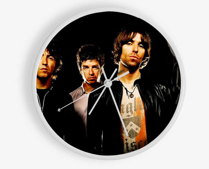 Oasis Champaign Supernova Clock - Wallart-Direct UK