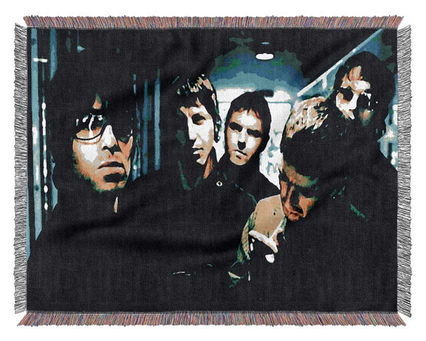 Oasis Lift Liam n Noel Woven Blanket