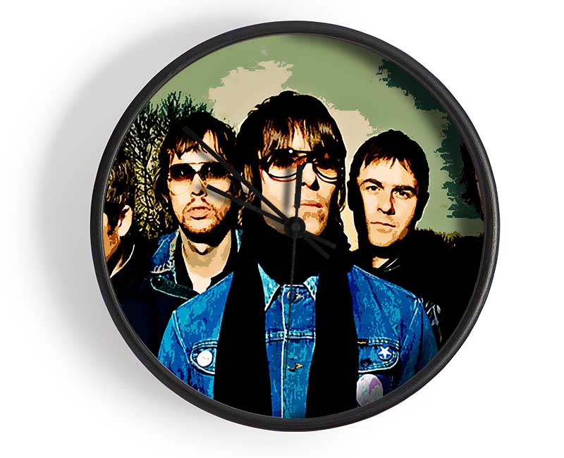 Oasis Pop Art Colour Clock - Wallart-Direct UK