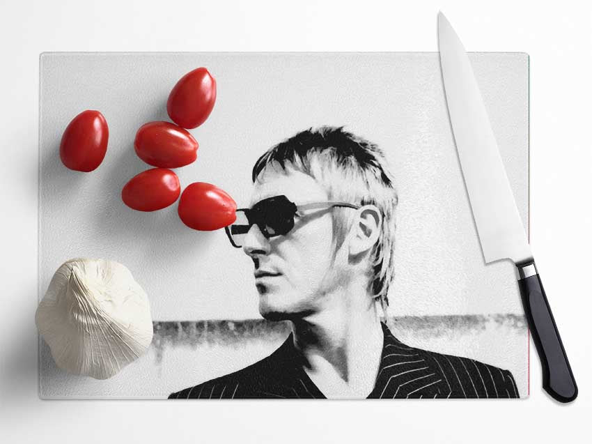 Paul Weller Shades Glass Chopping Board