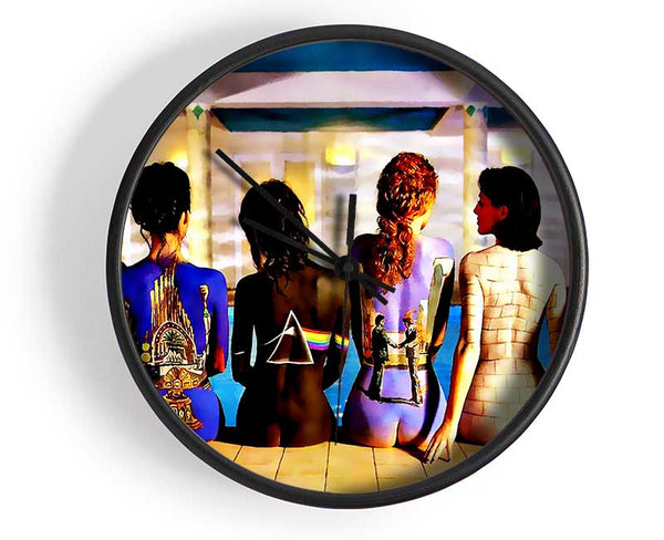 Pink Floyd Painted Ladies Clock - Wallart-Direct UK