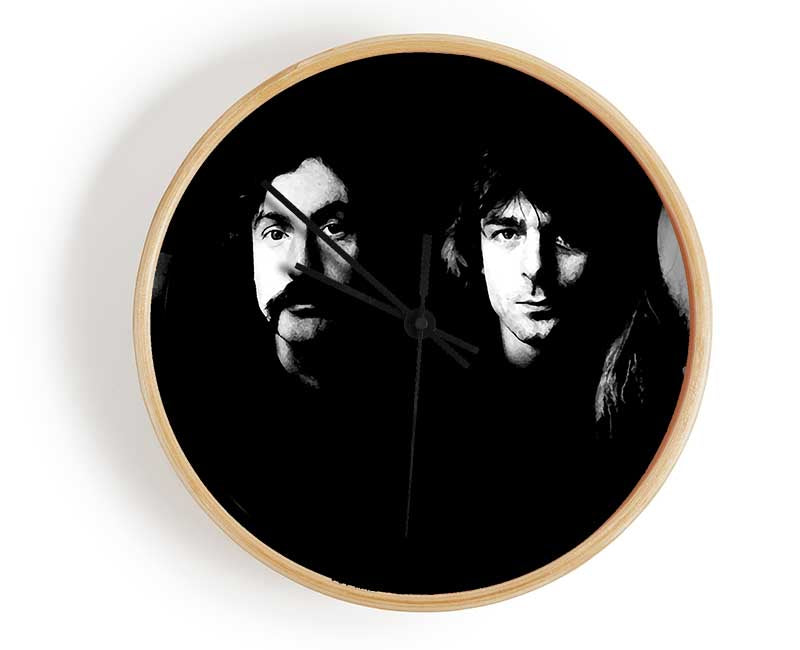 Pink Floyd Early Days B n W Clock - Wallart-Direct UK