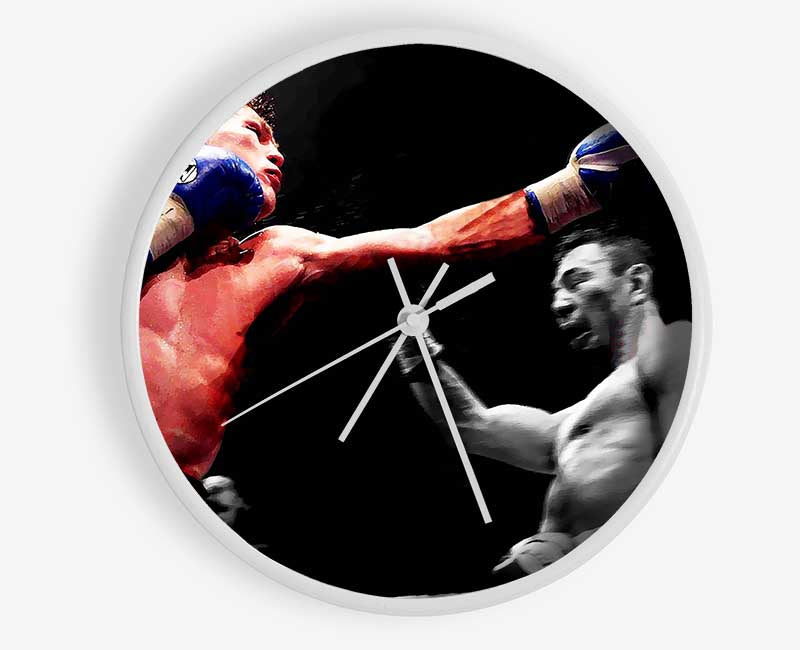 Ricky Hatton Knock Out In The Ring Clock - Wallart-Direct UK