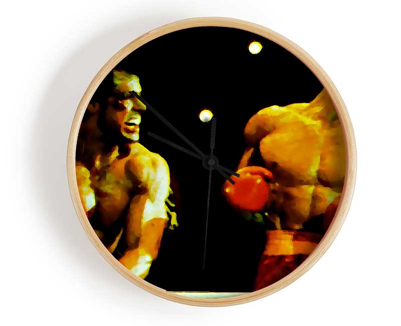 Rocky Fighting Back Clock - Wallart-Direct UK