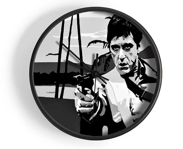 Scarface 02 Clock - Wallart-Direct UK