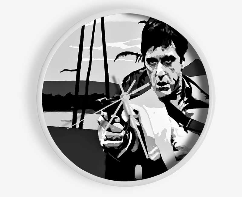 Scarface 02 Clock - Wallart-Direct UK