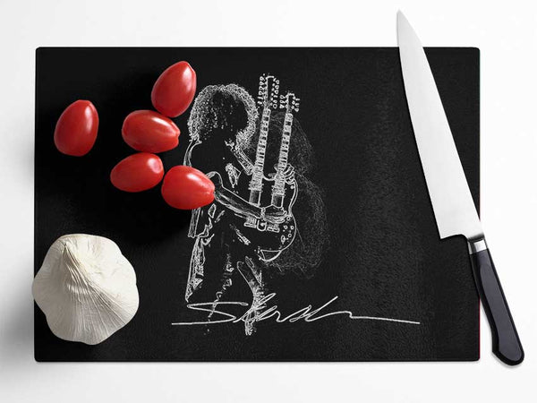 Slash Signature Glass Chopping Board