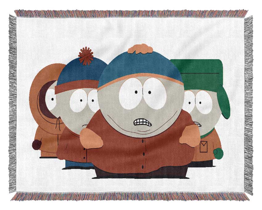 South Park Characters Woven Blanket