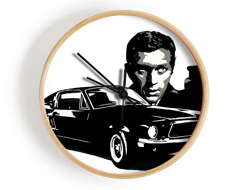 Steve Mcqueen Bullitt Clock - Wallart-Direct UK